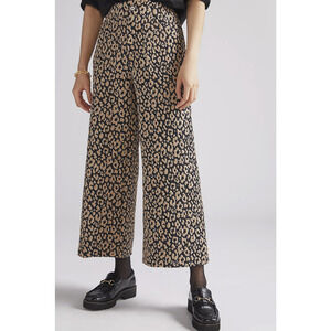 NEW Anthropologie Maeve Leopard Brocade Pants - Size: 6P